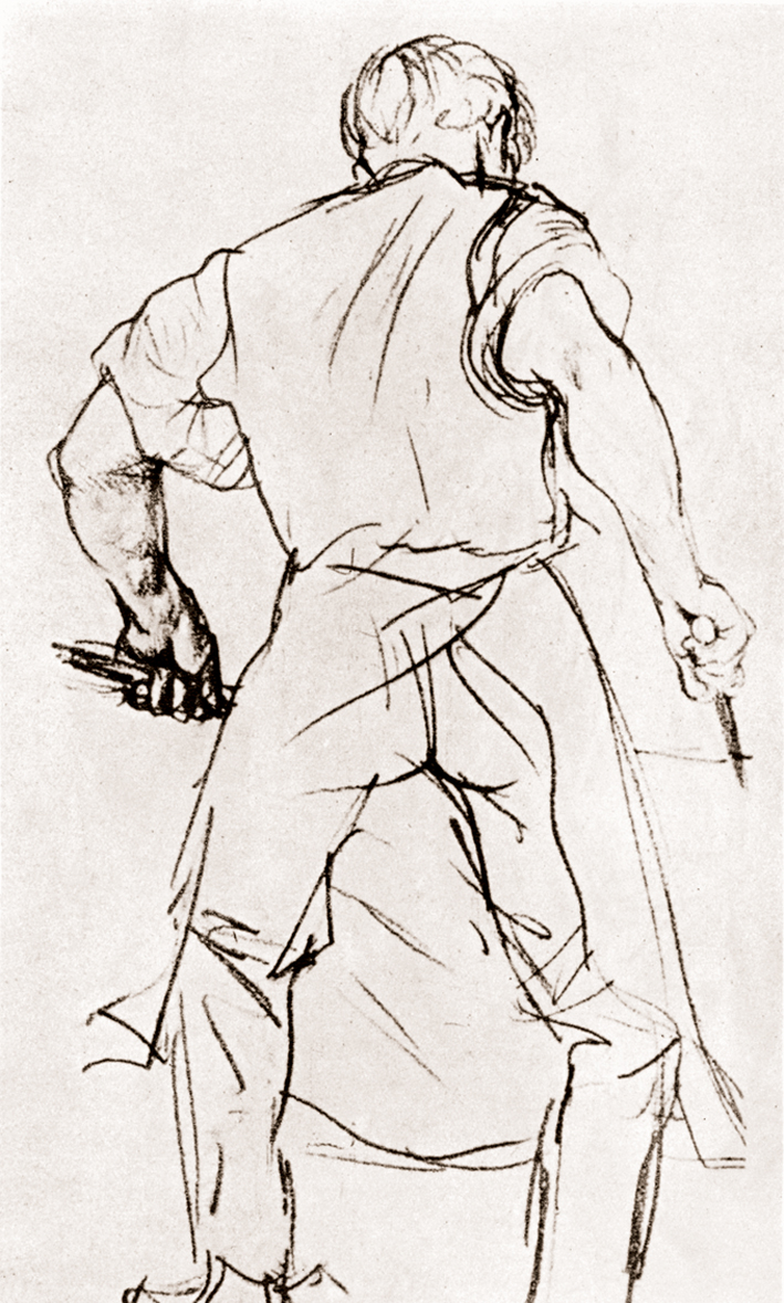  Adolpyh Von Menzel —— 《轧钢工厂》习作 (2)